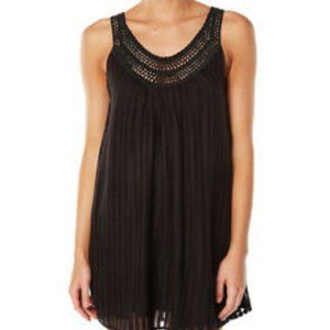 Billabong SALTY SHORES Black Crochet Knit Straps